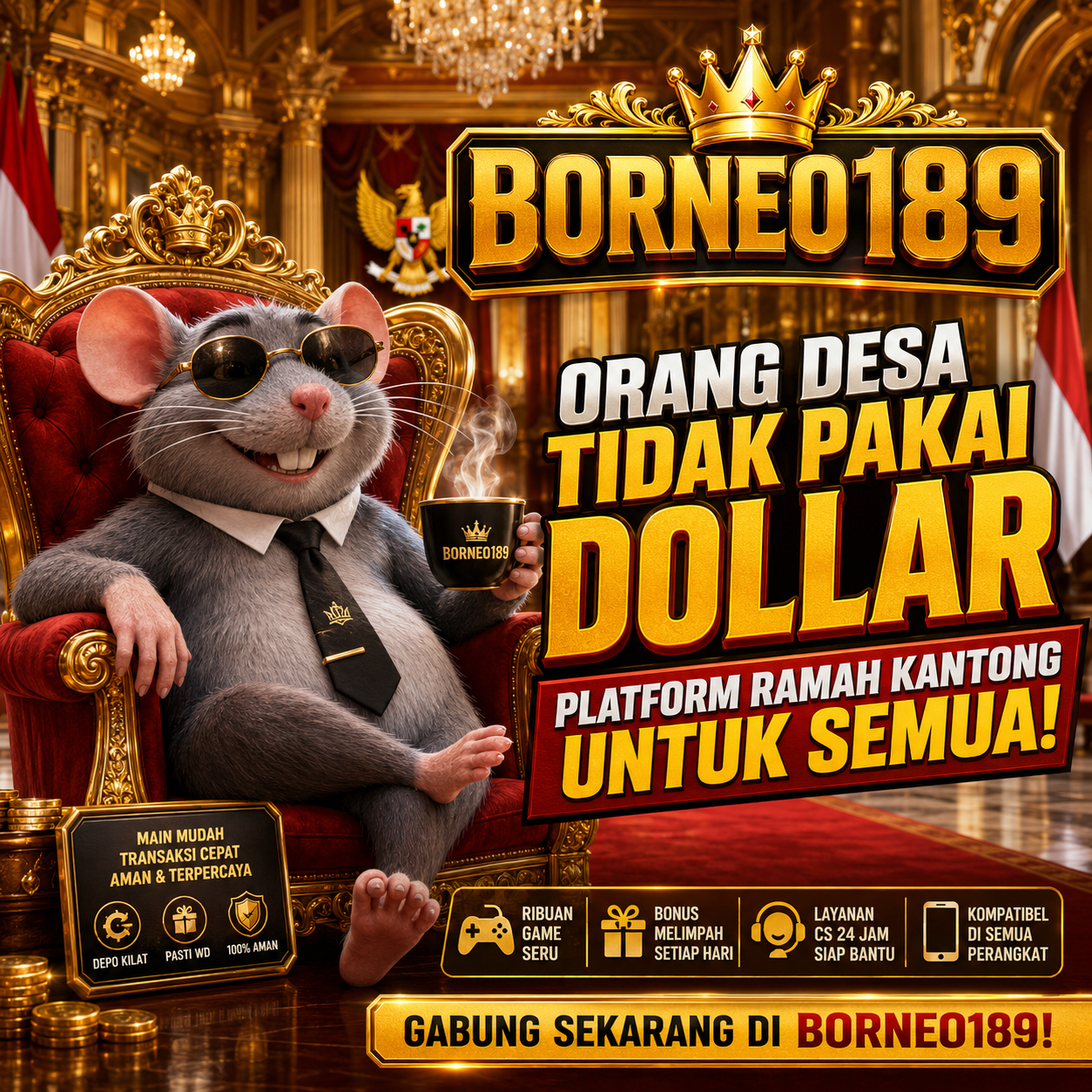 BORNEO189: Orang Desa Tidak Pakai Dollar by Hey siriusly